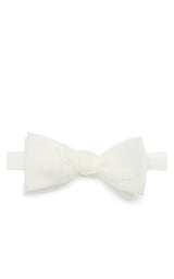  Title of Work by Jonathan MeizlerSilk Chiffon Bow Tie - Runway Catalog