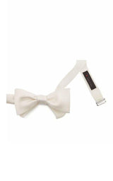  Title of Work by Jonathan MeizlerSilk Chiffon Bow Tie - Runway Catalog