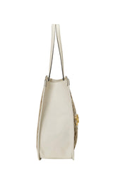 Beige 1955 Horsebit Medium Tote Bag