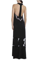  BCBGMAXAZRIAPerla Blocked Design Silk Dress - Runway Catalog