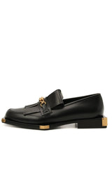  BalmainBlack Tomi Leather Loafers - Runway Catalog