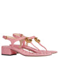  GucciDouble G Leather Sandals - Runway Catalog