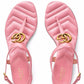  GucciDouble G Leather Sandals - Runway Catalog