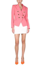  BalmainDouble-breasted Wool Blazer - Runway Catalog