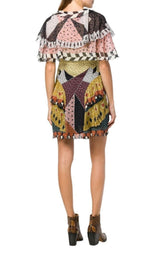  EtroGeometric Print Silk Dress - Runway Catalog