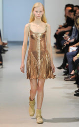  Paco RabanneGold Chainmail Dress - Runway Catalog