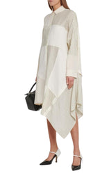  LoeweOversized Patchwork Midi Dress - Runway Catalog