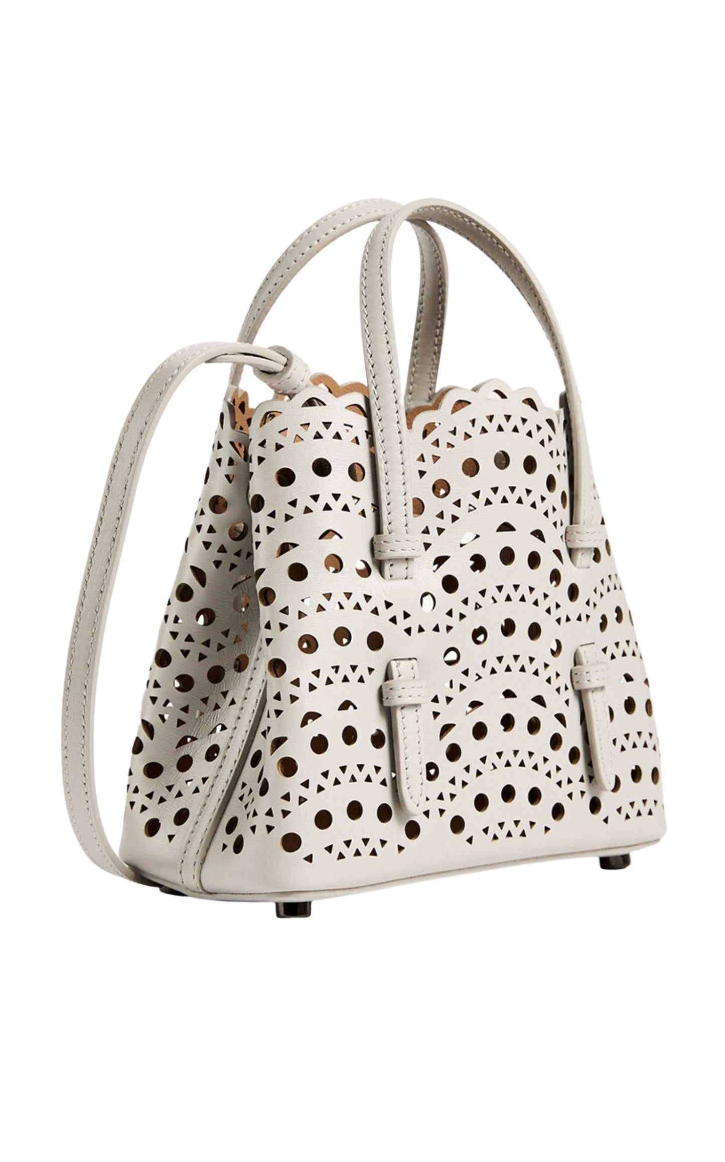 Alaïa Mina 16 Leather Tote Bag - Runway Catalog