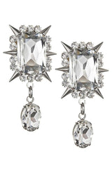 Spike Pendant Drop Clip-On Earrings Alessandra Rich