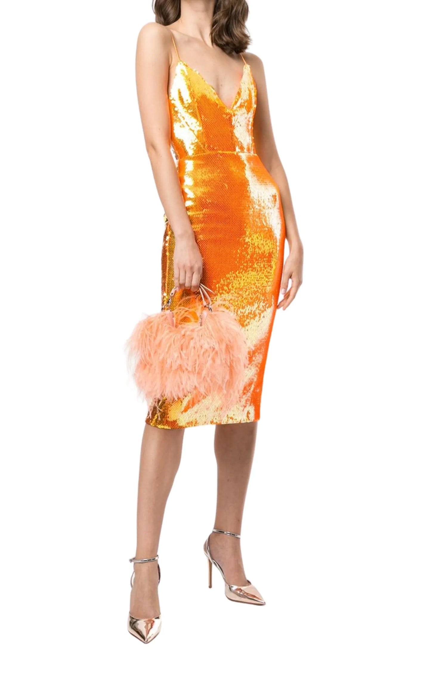 Alex Perry Addilyn Sequinned Midi Dress