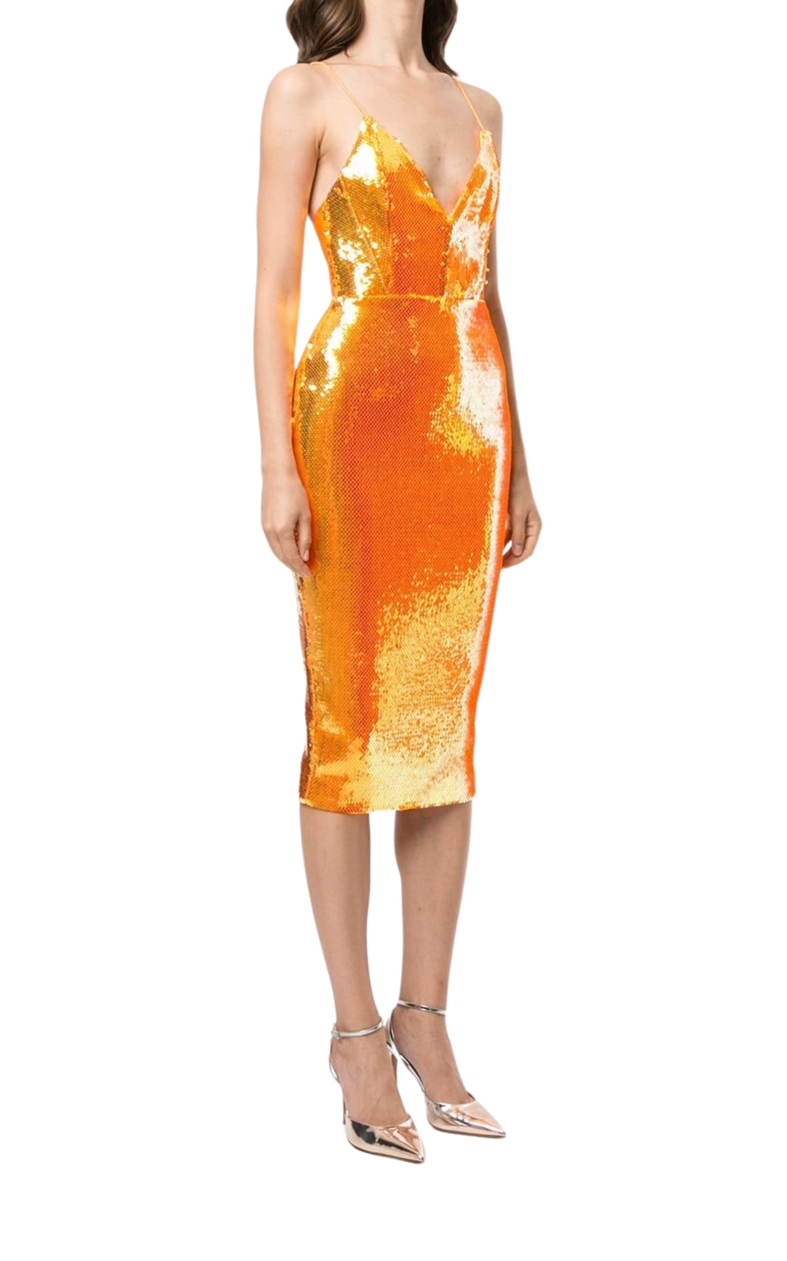 Alex Perry Addilyn Sequinned Midi Dress