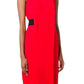 Belt Detail Red Sheath Dress Alexander Wang