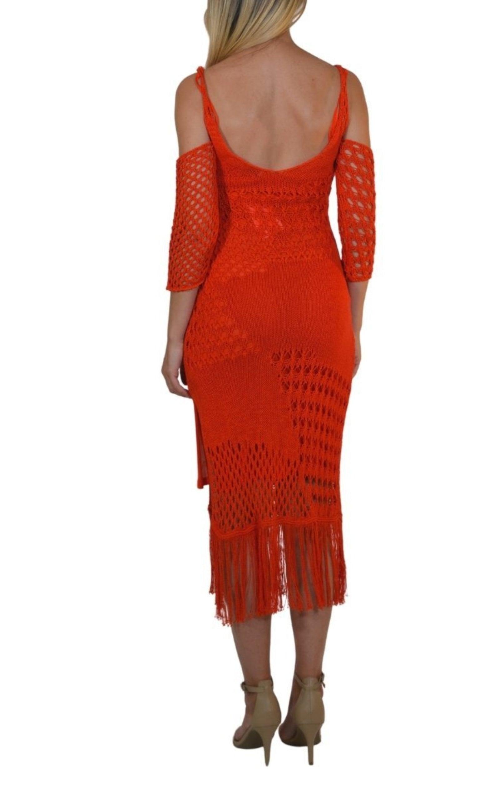 Octavia Crochet Knit Dress Altuzarra