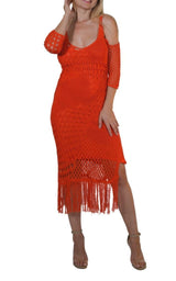 Octavia Crochet Knit Dress Altuzarra