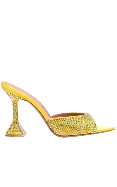 Crystal-Embellished Caroline Mules Amina Muaddi