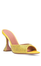 Crystal-Embellished Caroline Mules Amina Muaddi