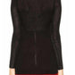 Black Embellished Wool Turtleneck Sweater Balmain