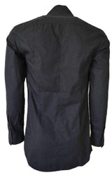 Black Shirt Double-breasted Jacket Balmain