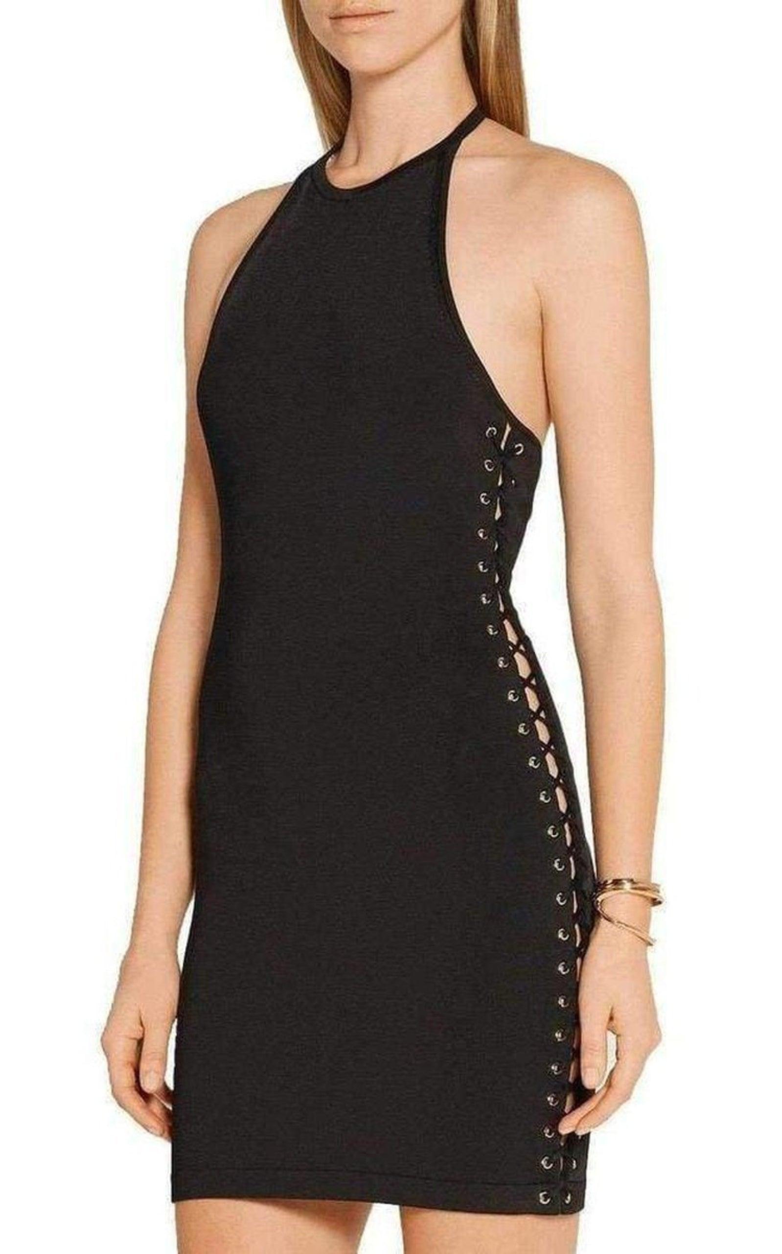 Halter Neck Mini Dress Balmain