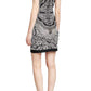 Jacquard Lace Print Mini Dress Balmain