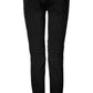 Jeans Low Rise Black Biker Jeans Balmain