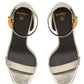 Reptile-effect Uma Sandals Balmain