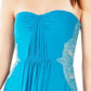 Ashby Strapless Lace-Trim Gown BCBGMAXAZRIA