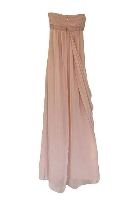 Cascade Bare Pink Strapless Gown BCBGMAXAZRIA