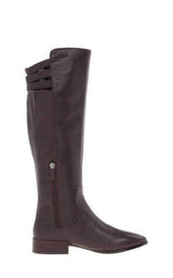 Central Brown Leather Riding Boots BCBGMAXAZRIA