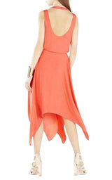 Klara Wrap-Top Dress BCBGMAXAZRIA