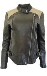 Moto Leather Jacket BCBGMAXAZRIA