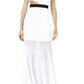 One Shoulder Cutout Waist Gown BCBGMAXAZRIA