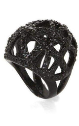 Pave Cage Ring BCBGMAXAZRIA