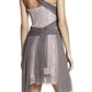 Pleated Contrast Lace Dress BCBGMAXAZRIA