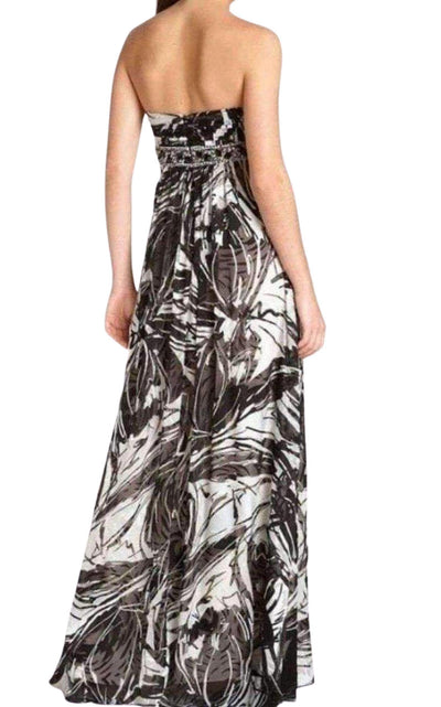 Rhinestone Embellished Full Length Gown BCBGMAXAZRIA