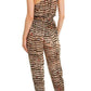 Sandy Dots One-Shoulder Jumpsuit BCBGMAXAZRIA