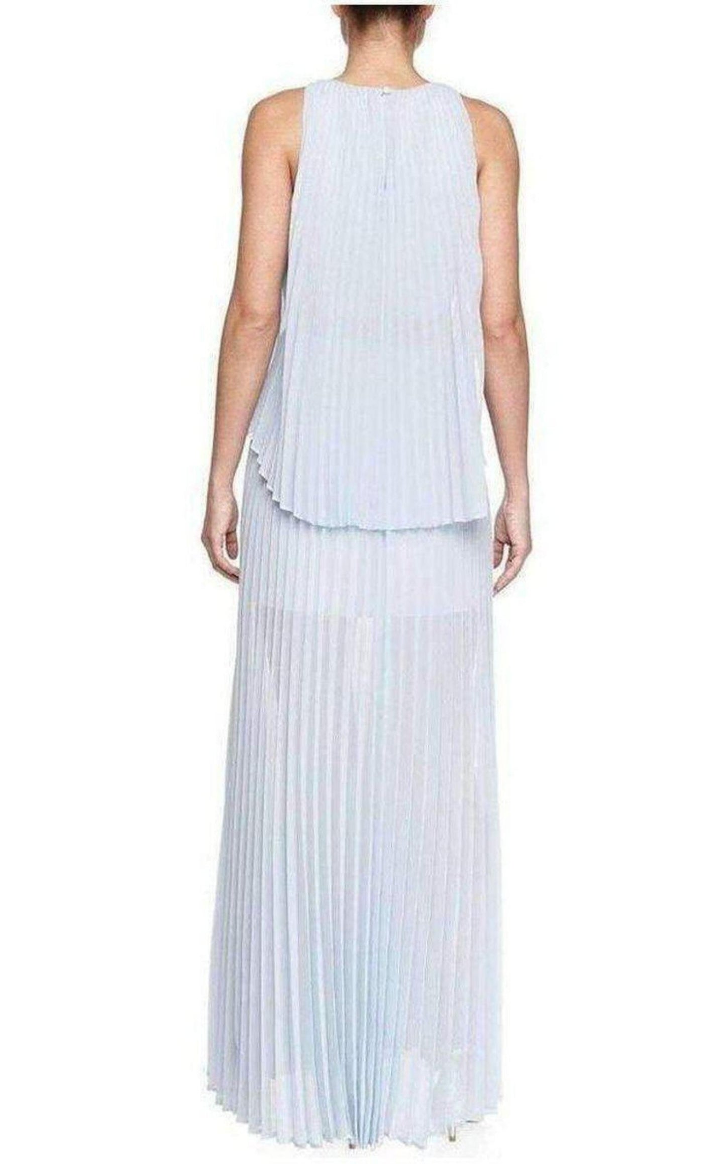 BCBGMAXAZRIA Shaina Sleeveless Pleated Midi Dress