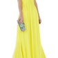 Sleeveless Yellow Gown BCBGMAXAZRIA