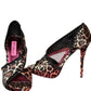 Walter Satin Leopard Print Pumps Betsey Johnson