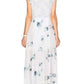 Ruffle Trimmed Printed Fil Coupe Maxi Dress Chloe