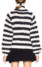 Striped Mohair Blend Sweater Chloe