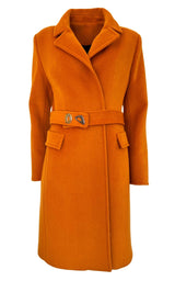 Belted Wool Blend Coat Cult Moda