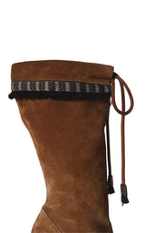 Jimson Suede Wedge Boots Diane Von Furstenberg