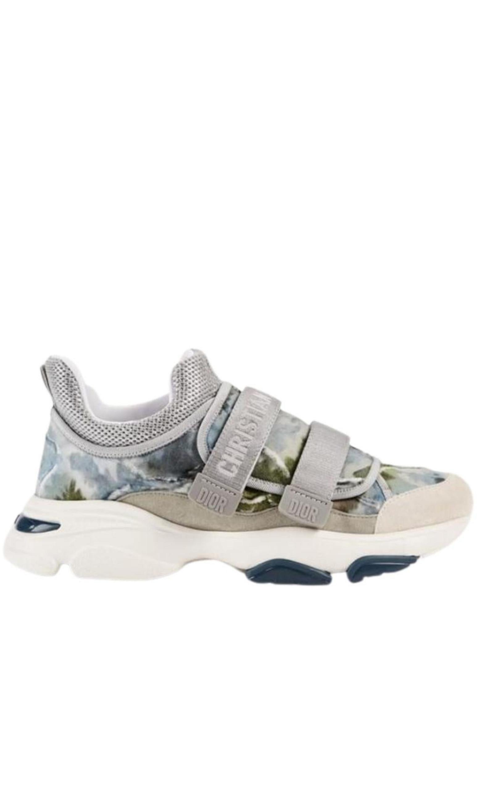 D-Wander Camouflage Techno Fabric Sneakers Dior