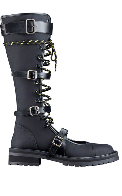 Dioranger Boots in Black Technical Fabric Dior