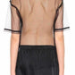 Black Mesh Sheer Shirt Dries Van Noten