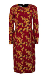 Dries Van Noten Floral Jacquard Dress - Runway Catalog