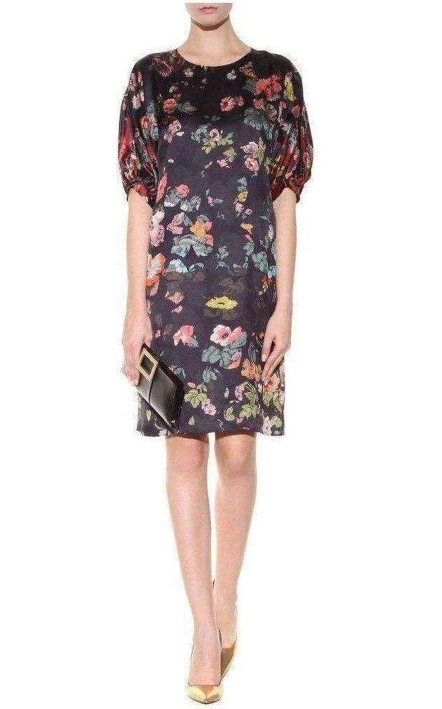 Floral Print Dress Dries Van Noten