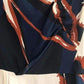 Navy Crepe Abstract print Dress Dries Van Noten