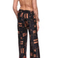 Printed Satin Wide-leg Pants Dries Van Noten